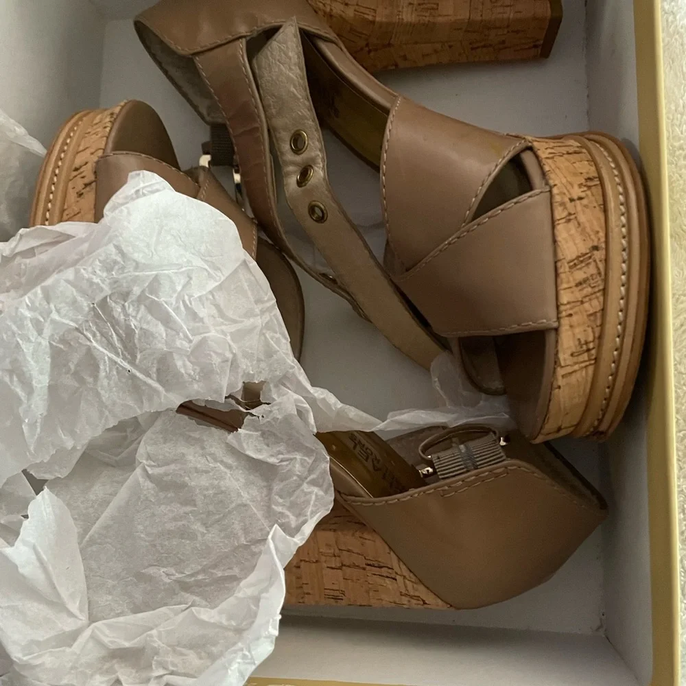 These are Michael Kors wedges. They are brand new. They have never been worn! - Picture 3 of 3